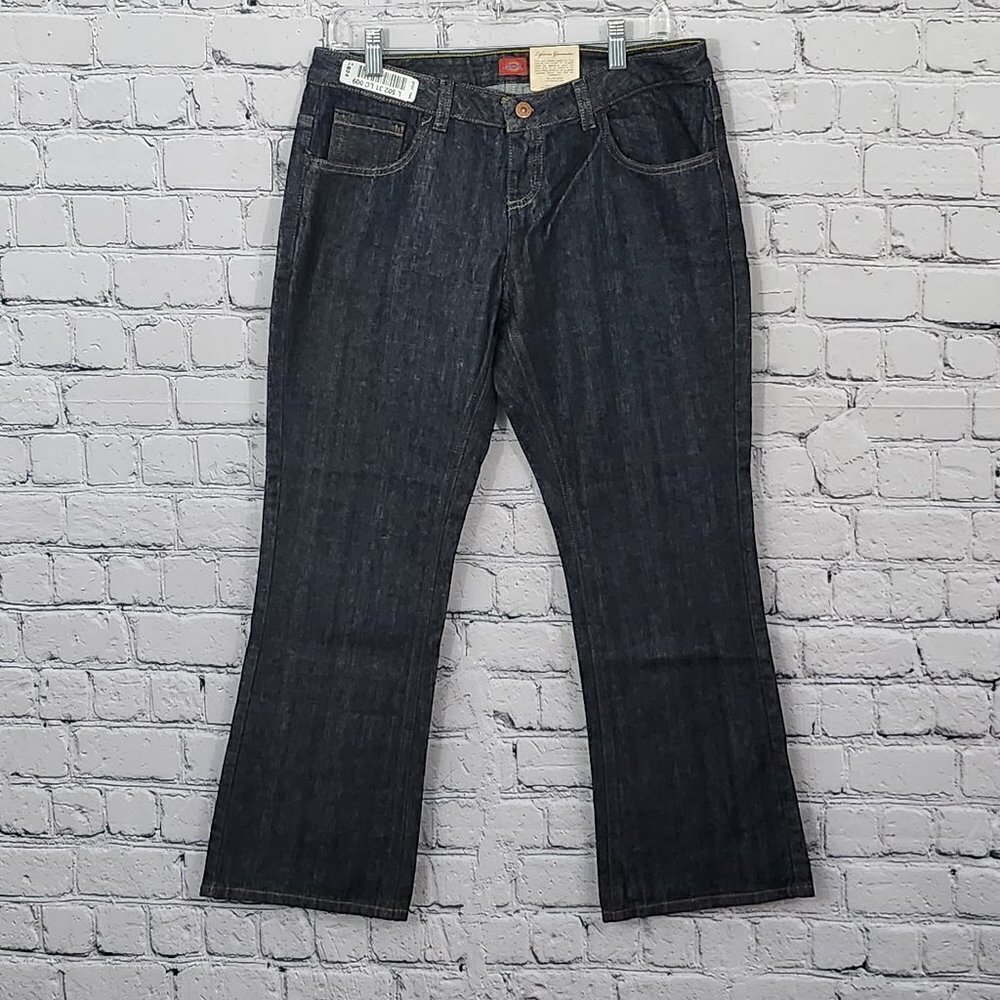 2/$30 Dickies 5-Pocket Relaxed Fit Jeans Size 8P Petite NWT Workwear Denim